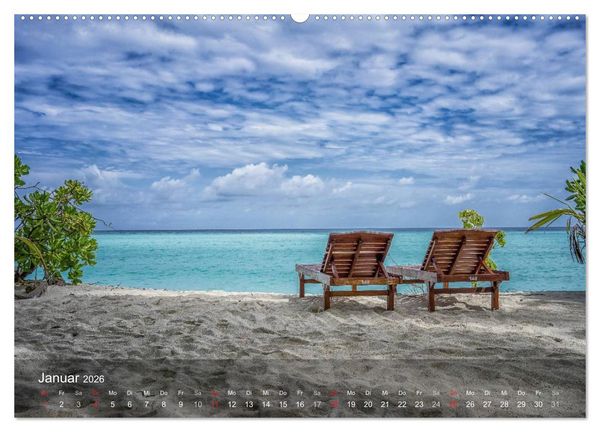 Produktbild: Malediven Impressionen aus dem Paradies (Wandkalender 2026 DIN A2 quer), CALVENDO Monatskalender