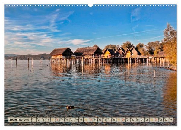 Produktbild: Bodensee - "Die D&ouml;rfer sind wie ein Garten ..." (Rainer Maria Rilke) (Wandkalender 2026 DIN A2 quer), CALVENDO Monatskalender