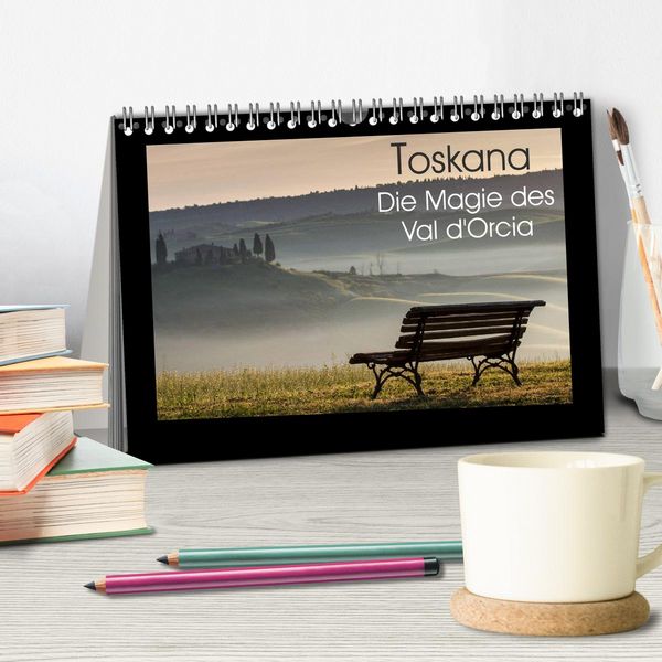 Produktbild: Toskana - Die Magie des Val d'Orcia (Tischkalender 2026 DIN A5 quer), CALVENDO Monatskalender
