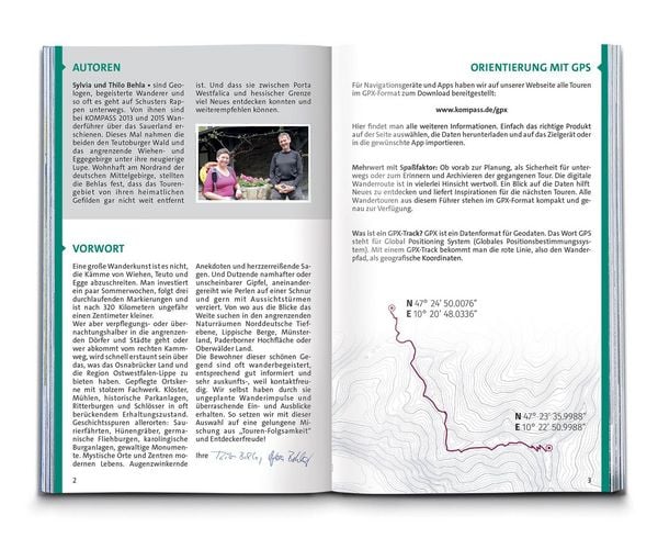 Produktbild: KOMPASS Wanderf&uuml;hrer Naturpark Teutoburger Wald mit Wiehen- und Eggegebirge, 55 Touren mit Extra-Tourenkarte