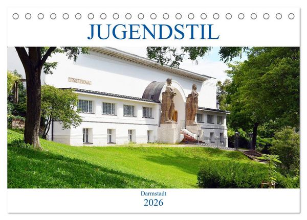 Produktbild: Jugendstil - Darmstadt (Tischkalender 2026 DIN A5 quer), CALVENDO Monatskalender