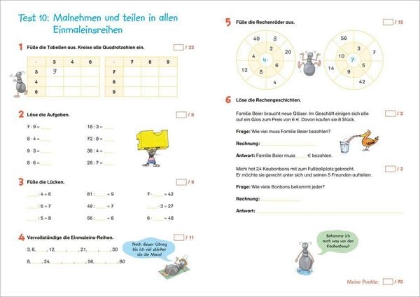 Produktbild: Fit f&uuml;r Mathe 2. Klasse. Mein Testheft
