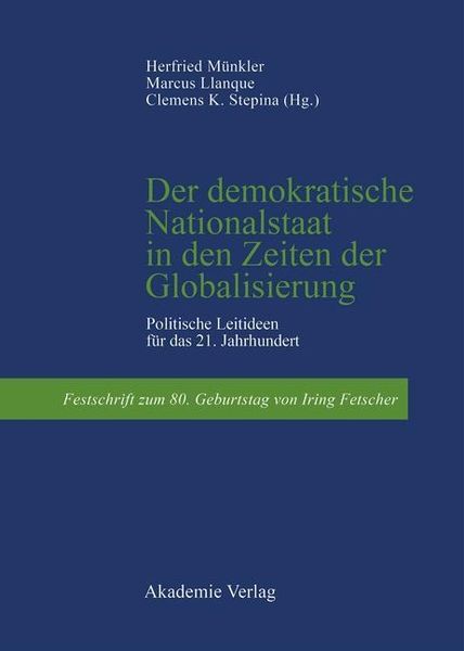 Produktbild: Der demokratische Nationalstaat in den Zeiten der Globalisierung