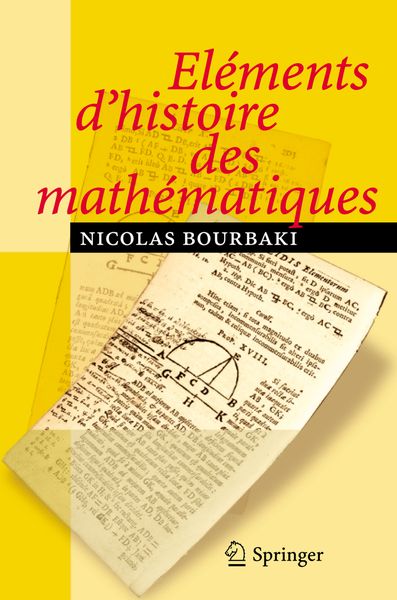 Produktbild: El&eacute;ments d'histoire des math&eacute;matiques