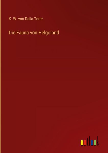Produktbild: Die Fauna von Helgoland