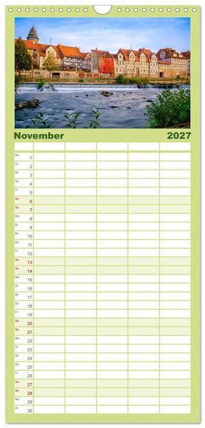 Produktbild: Familienplaner 2027 - Die Fulda mit 5 Spalten (Wandkalender, 21 x 45 cm) CALVENDO