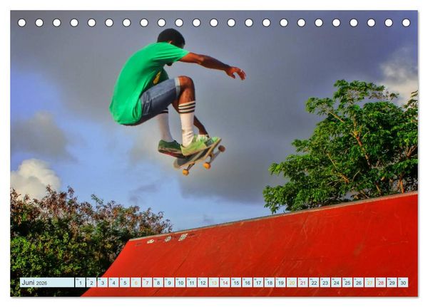Produktbild: Skateboarding - nichts f&uuml;r Weicheier (Tischkalender 2026 DIN A5 quer), CALVENDO Monatskalender