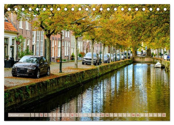 Produktbild: Ein Blick auf Enkhuizen in Holland (Tischkalender 2026 DIN A5 quer), CALVENDO Monatskalender
