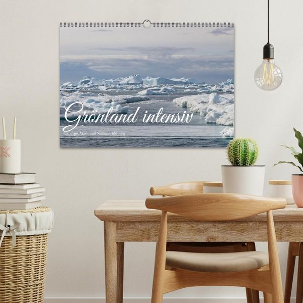 Produktbild: Gr&ouml;nland intensiv (Wandkalender 2026 DIN A3 quer), CALVENDO Monatskalender