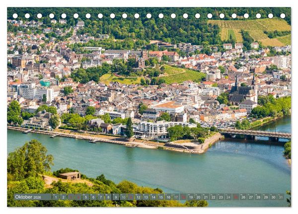Produktbild: Bingen - Tor zum Mittelrhein (Tischkalender 2026 DIN A5 quer), CALVENDO Monatskalender