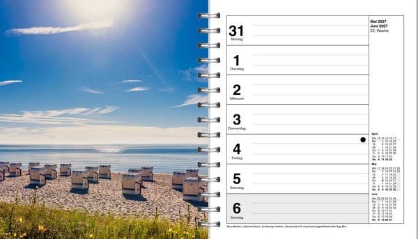 Produktbild: Diary Gl&uuml;ckliche Tage am Meer 2027