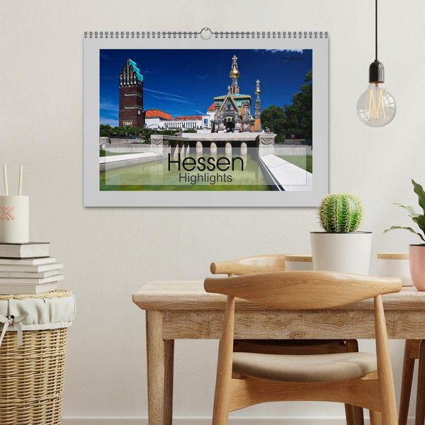 Produktbild: Hessen Highlights (Wandkalender 2026 DIN A3 quer), CALVENDO Monatskalender