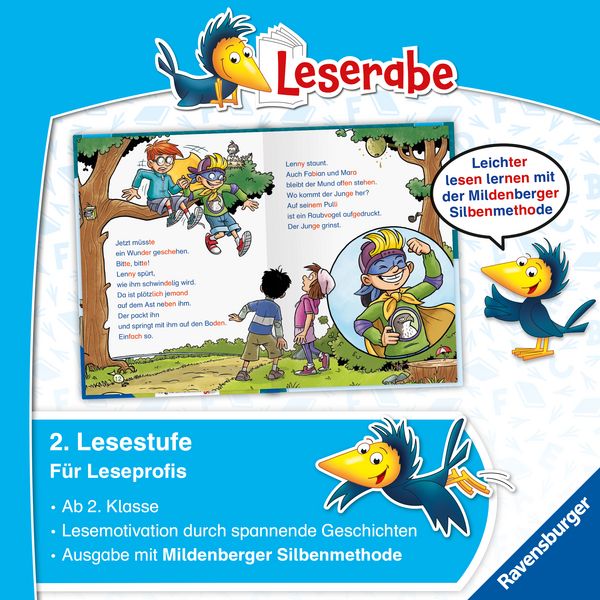 Produktbild: Leserabe Sonderausgaben - Geschichten von starken Helden - Silbe f&uuml;r Silbe lesen lernen