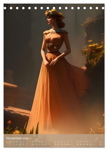Produktbild: Future Fashion Unveiled (Desk Calendar 2026 DIN A5 portrait), CALVENDO 12 Month DeskCalendar