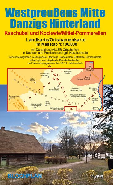 Produktbild: Landkarte Westpreu&szlig;ens Mitte/Danzigs Hinterland