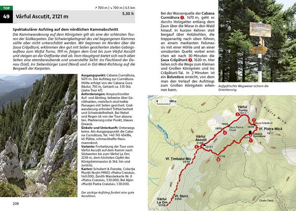 Produktbild: ROTHER Wanderf&uuml;hrer Rum&auml;nien: S&uuml;dkarpaten. 63 Wanderungen und Mehrtagestouren durch die Berglandschaften Siebenb&uuml;rgens