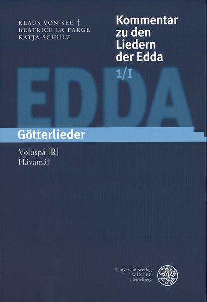 Produktbild: Kommentar zu den Liedern der Edda / G&ouml;tterlieder