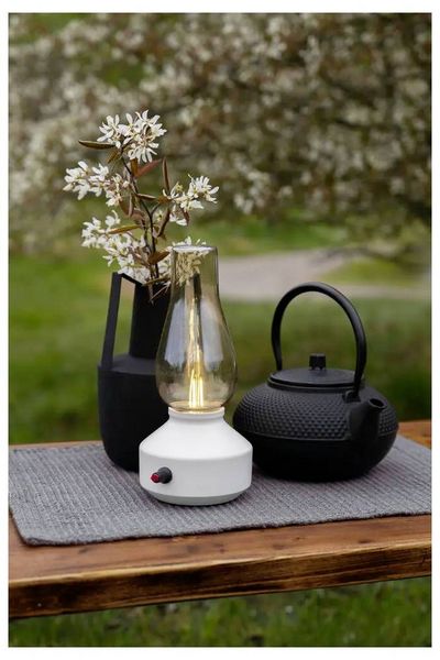 Produktbild: Konstsmide 4130-700 Akku-Tischlampe Warmwei&szlig; Schwarz
