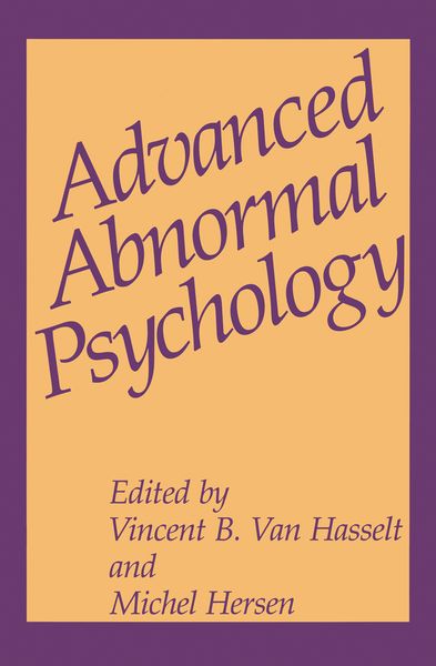 Produktbild: Advanced Abnormal Psychology
