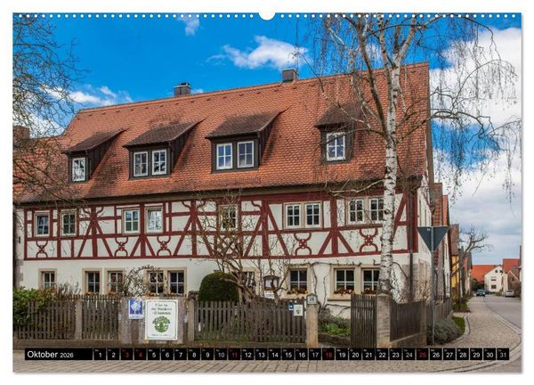 Produktbild: Jakobsweg Steigerwald (hochwertiger Premium Wandkalender 2026 DIN A2 quer), Kunstdruck in Hochglanz