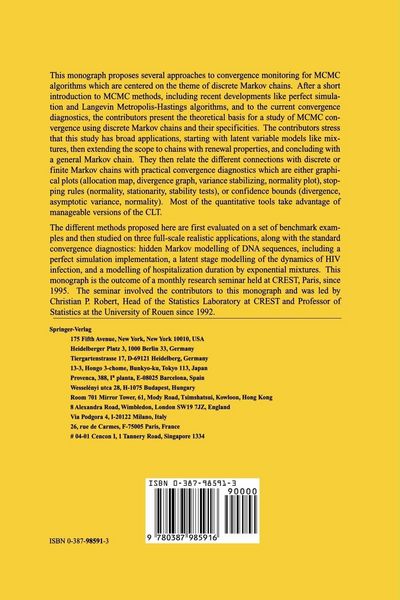 Produktbild: Discretization and MCMC Convergence Assessment