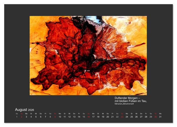 Produktbild: MAGIE HOLZ 2026 (Wandkalender 2026 DIN A4 quer), CALVENDO Monatskalender