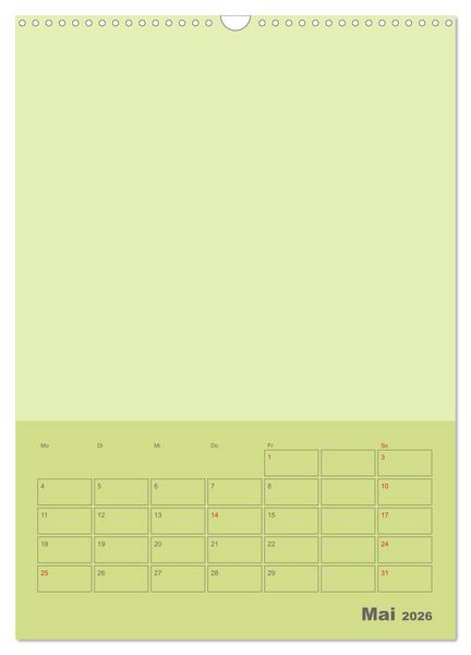 Produktbild: Bastel Terminkalender (Wandkalender 2026 DIN A3 hoch), CALVENDO Monatskalender