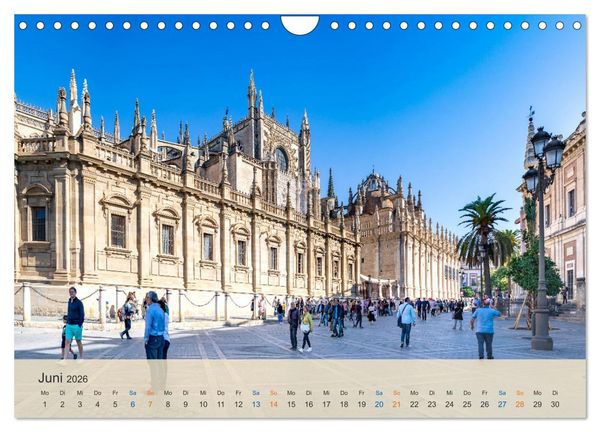 Produktbild: Sevilla - die andalusische Hauptstadt (Wandkalender 2026 DIN A4 quer), CALVENDO Monatskalender