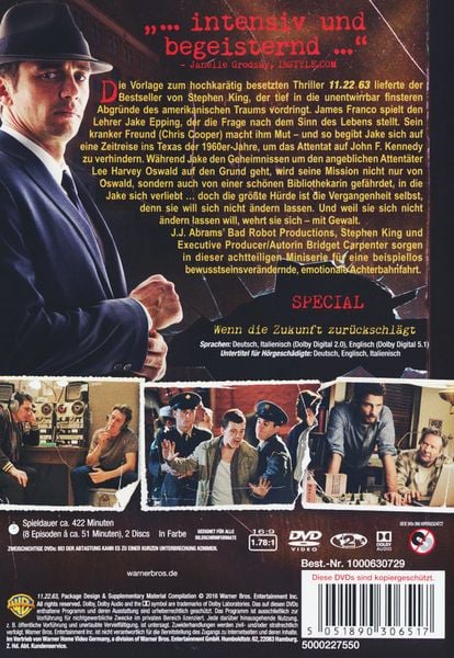 Produktbild: 11.22.63 - Die komplette Serie [2 DVDs]