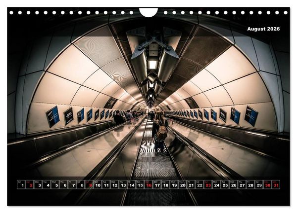 Produktbild: More London Underground 2026 (Wall Calendar 2026 DIN A4 landscape), CALVENDO 12 Month Wall Calendar