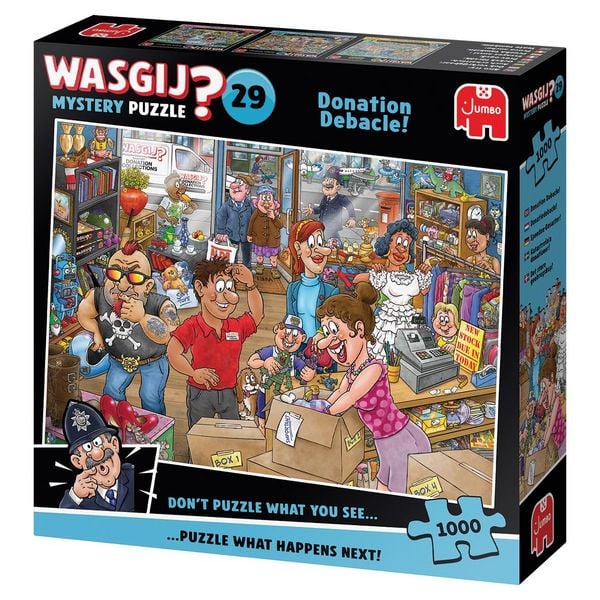 Produktbild: Wasgij Mystery 29 - Spenden-Desaster (1000 pieces)