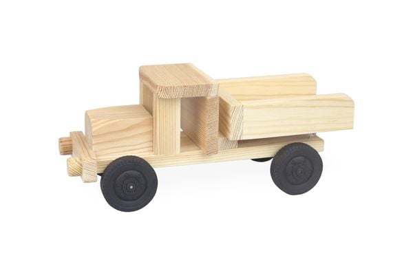Produktbild: PEBARO 469 - Holzbau-Set Kipplaster, 30-teilig, Bastelset