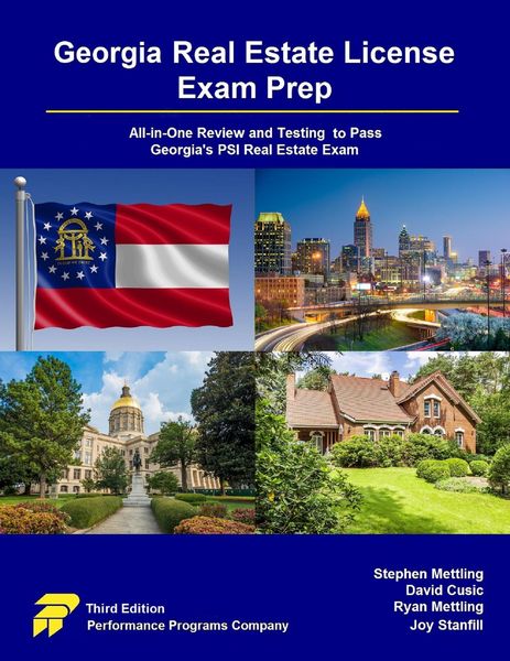 Produktbild: Georgia Real Estate License Exam Prep: All-in-One Review and Testing to Pass Georgia's PSI Real Estate Exam