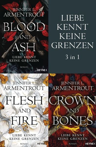Produktbild: Liebe kennt keine Grenzen 1-3: Blood & Ash / Flesh & Fire / Crown & Bones
