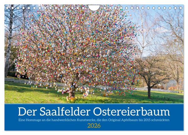 Produktbild: Der Saalfelder Ostereierbaum (Wandkalender 2026 DIN A4 quer), CALVENDO Monatskalender