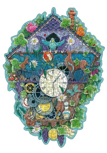Produktbild: Wooden Puzzle 300 Teile - Kuckucksuhr
