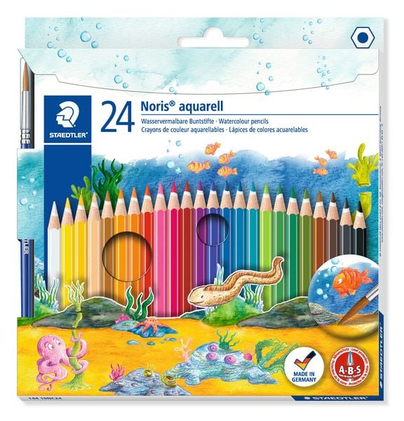 Produktbild: STAEDTLER Aquarellstifte Noris aquarell 24er Set
