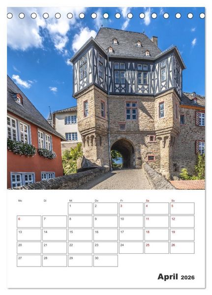 Produktbild: Idstein - Fachwerktraum im Herzen des Taunus (Tischkalender 2026 DIN A5 hoch), CALVENDO Monatskalender