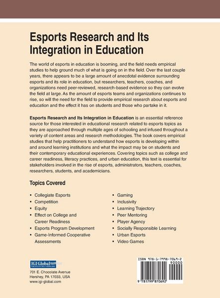 Produktbild: Esports Research and Its Integration in Education