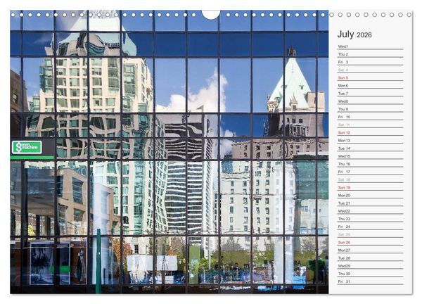 Produktbild: Vancouver Perspectives (Wall Calendar 2026 DIN A3 landscape), CALVENDO 12 Month Wall Calendar