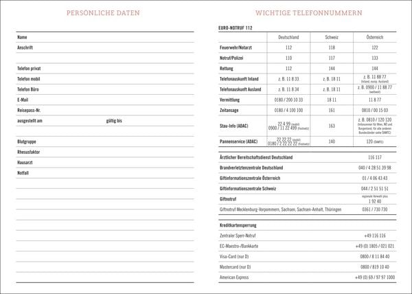 Produktbild: Tages-Kalenderbuch A6, schwarz 2027
