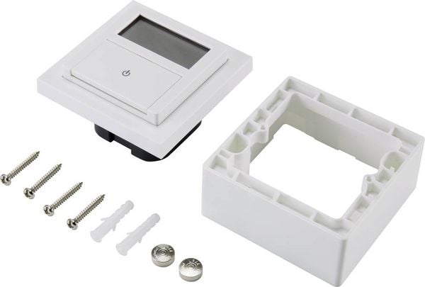 Produktbild: Sygonix SY-4504968 Unterputz-Timer digital Wochenprogramm 1800W Countdown-Funktion, inkl. Aufputzrahmen, START/STOPP-Funktion