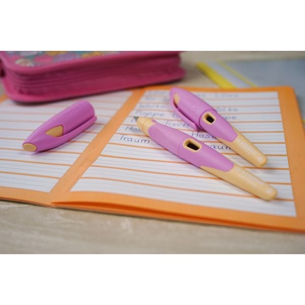 Produktbild: STABILO Schulf&uuml;ller EASYbirdy RH A pink apricot