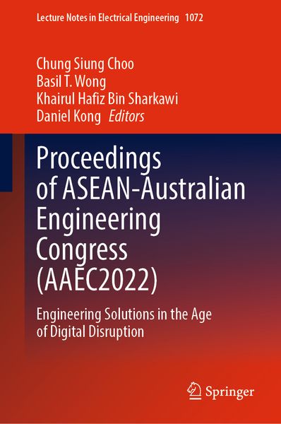 Produktbild: Proceedings of ASEAN-Australian Engineering Congress (AAEC2022)