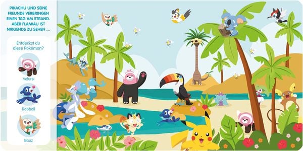 Produktbild: Pok&eacute;mon Junior: Mein erstes Wimmelbuch
