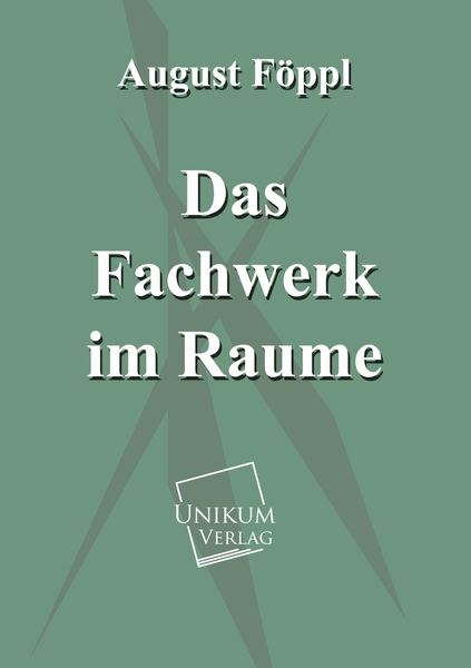 Produktbild: F&ouml;ppl, A: Fachwerk im Raume