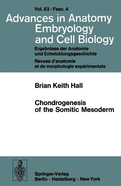 Produktbild: Chondrogenesis of the Somitic Mesoderm