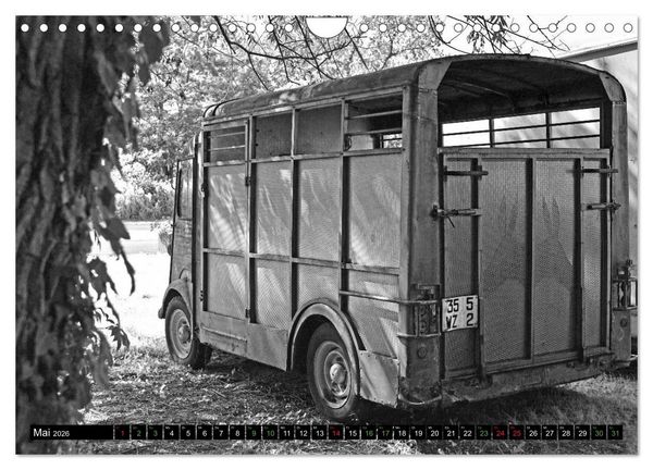 Produktbild: Citro&euml;n HY eine Legende in Schwarzwei&szlig; (Wandkalender 2026 DIN A4 quer), CALVENDO Monatskalender