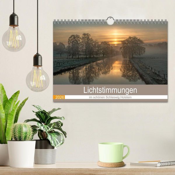 Produktbild: Lichtstimmungen im sch&ouml;nen Schleswig Holstein (Wandkalender 2026 DIN A4 quer), CALVENDO Monatskalender