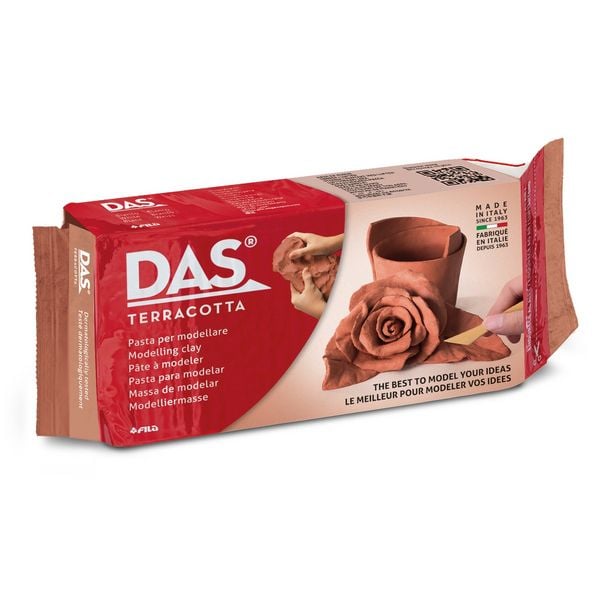 Modelliermasse DAS 1000g terracotta